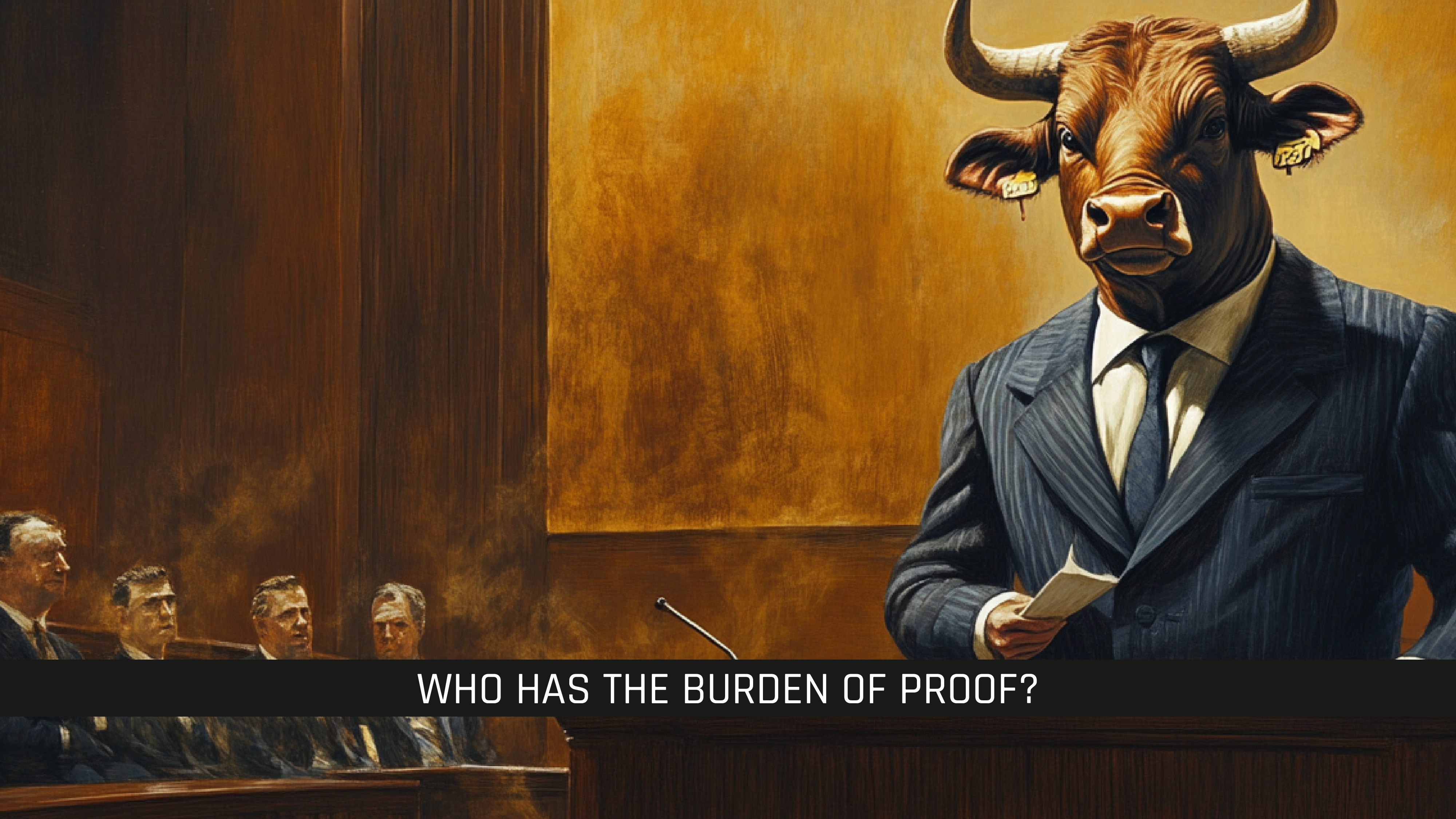 Who Has the Burden of Proof?
